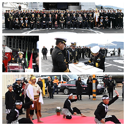 Pengibaran Bendera Merah Putih Tandai Penyerahan Resmi KRI Prabu Siliwangi-321 kepada TNI Angkatan Laut