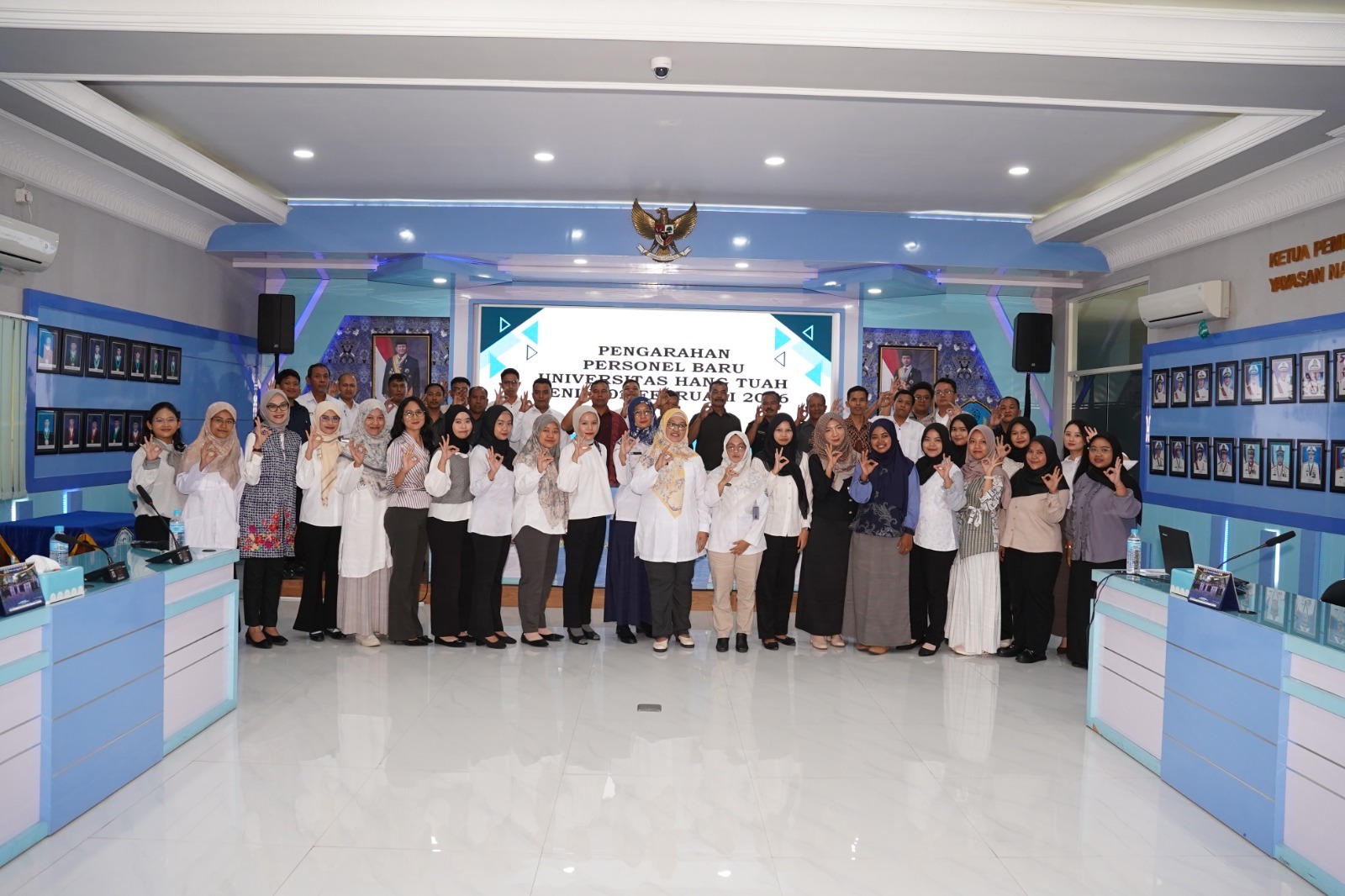 Pengarahan Personel Baru Universitas Hang Tuah, Rektor Ingatkan Etika dan Komitmen Melayani Mahasiswa