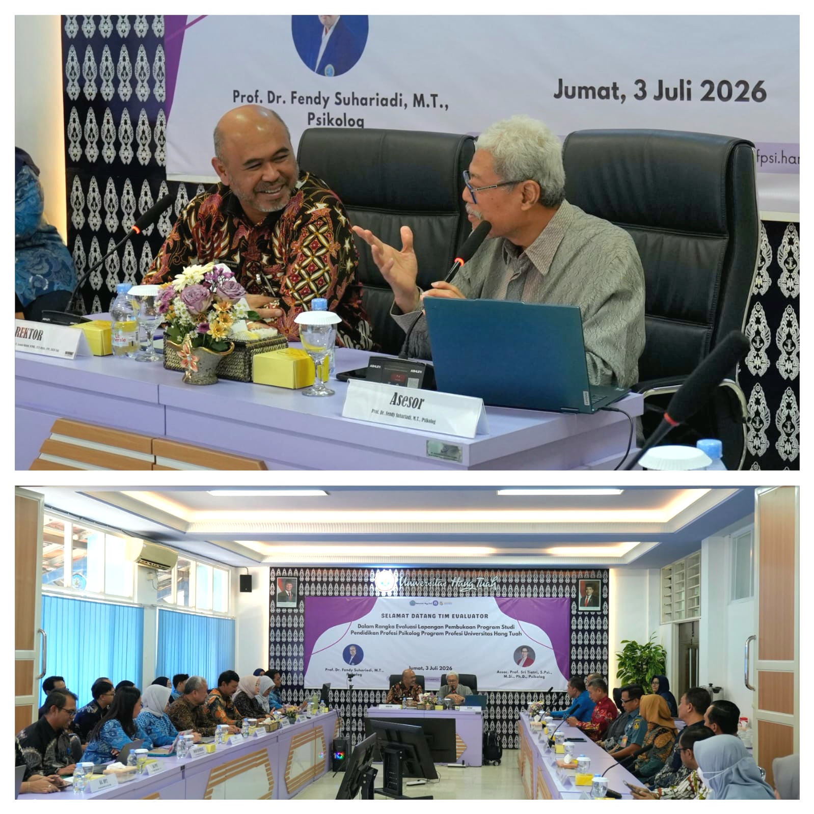 Fakultas Psikologi UHT Selangkah Lagi Buka Program Studi Profesi Psikolog, Raih Apresiasi Tim Evaluator